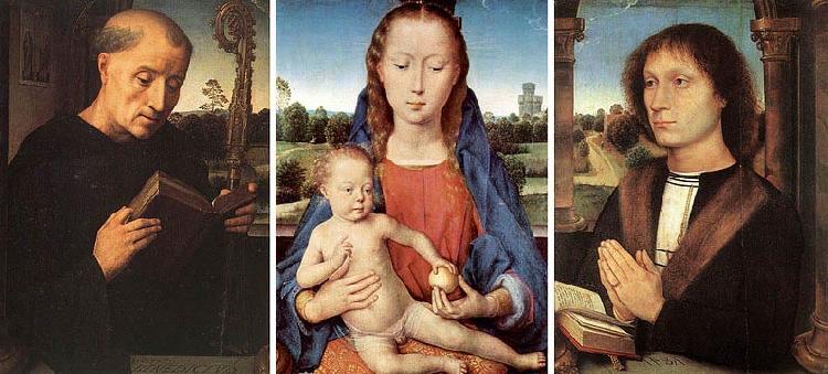Hans Memling Panell central es troba a Berlin i els laterals a Florencia Sweden oil painting art